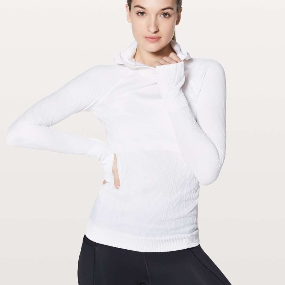 NWOT Lululemon Rest Less Hoodie White